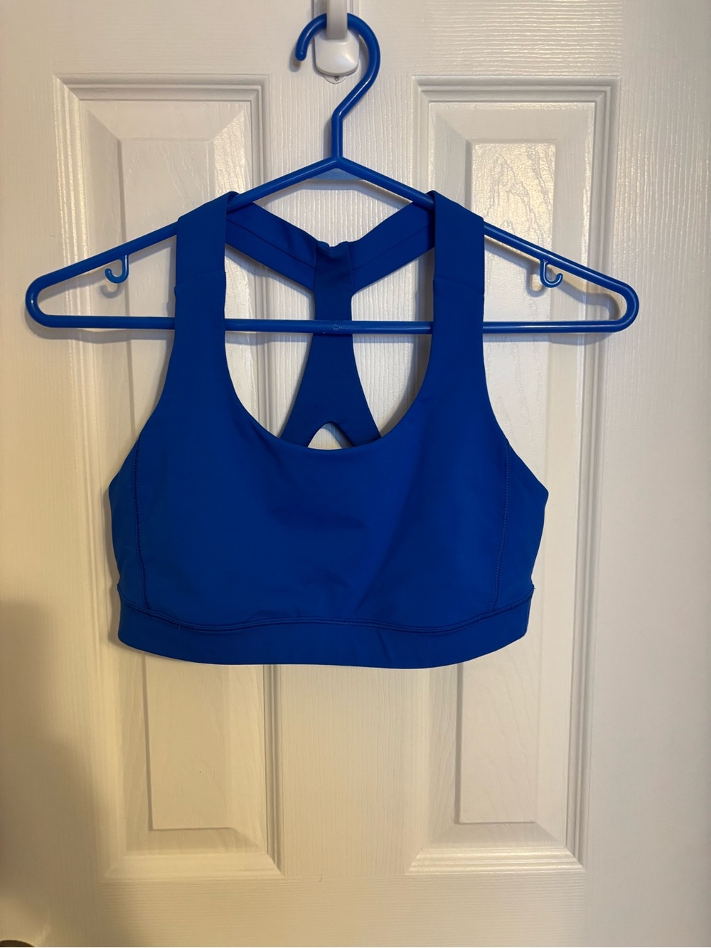 lululemon athletica Blue Fast Lane Racerback Sports Bra